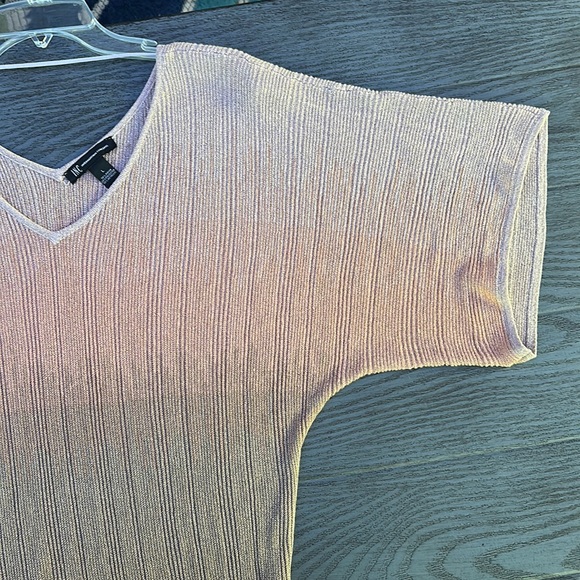 INC International Concepts Sparkly Metallic Top - Picture 4 of 7